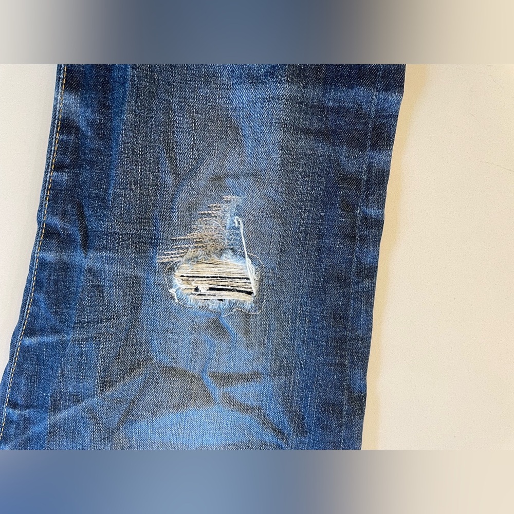 Stonewashed Blue Skinny Jeans - Picture 2 of 6